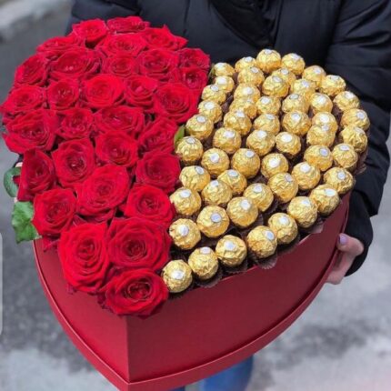 FERRERO & ROSES HEART