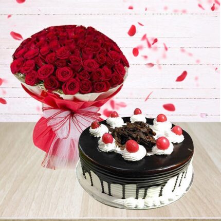 100 ROSE CAKE