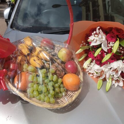 FRUIT BASKET & BOUQUET