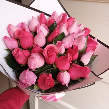 HOT & BABY PINK ROSES