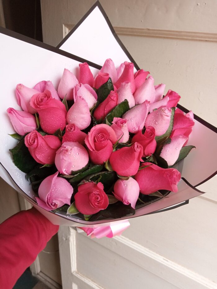 HOT & BABY PINK ROSES