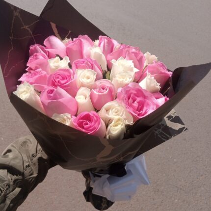 PINK & WHITE ROSES