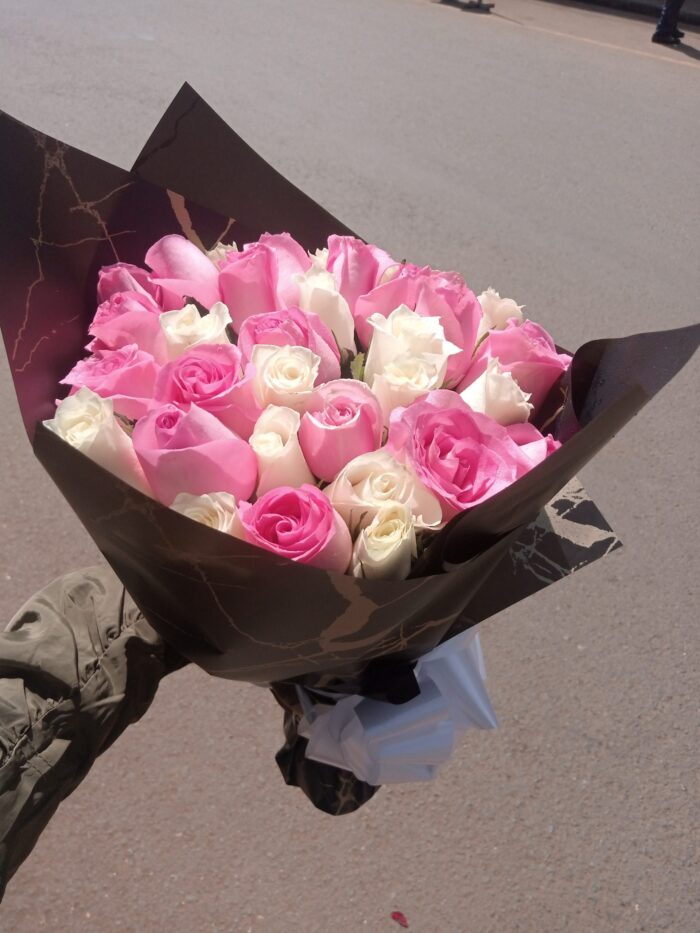 PINK & WHITE ROSES
