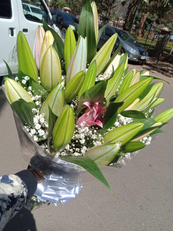 LILIES & BABY BREATHE