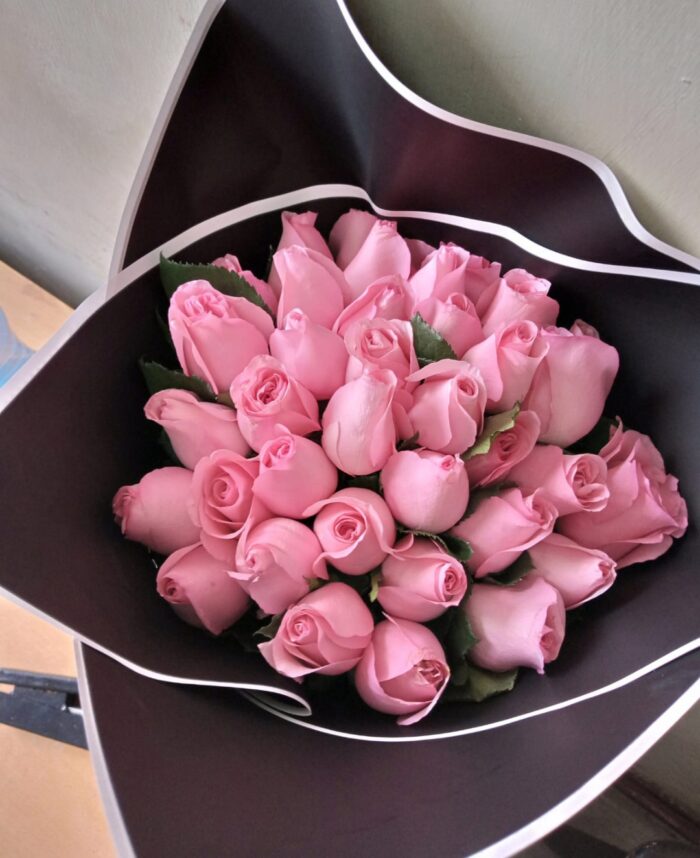 40 PINK ROSES