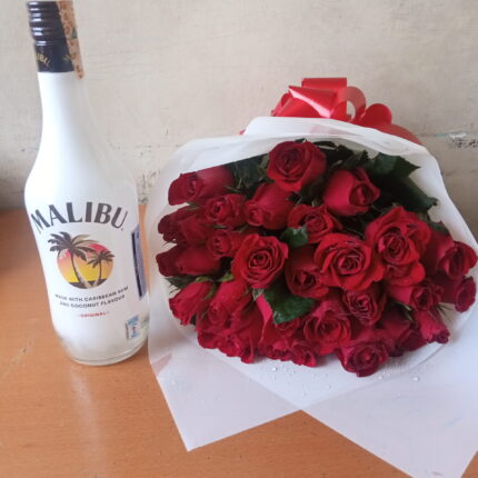 MALIBU RUM & RED ROSES