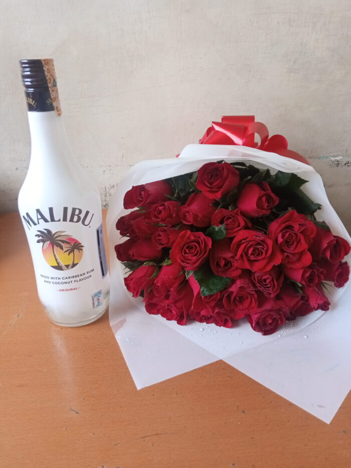 MALIBU RUM & RED ROSES