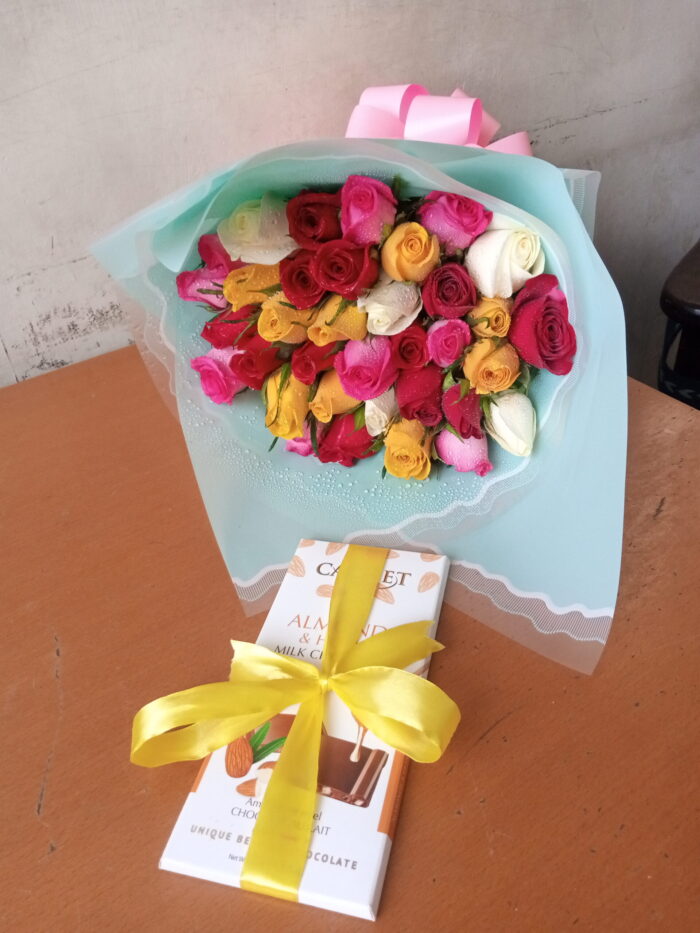 CACHET CHOCOLATE AND BOUQUET