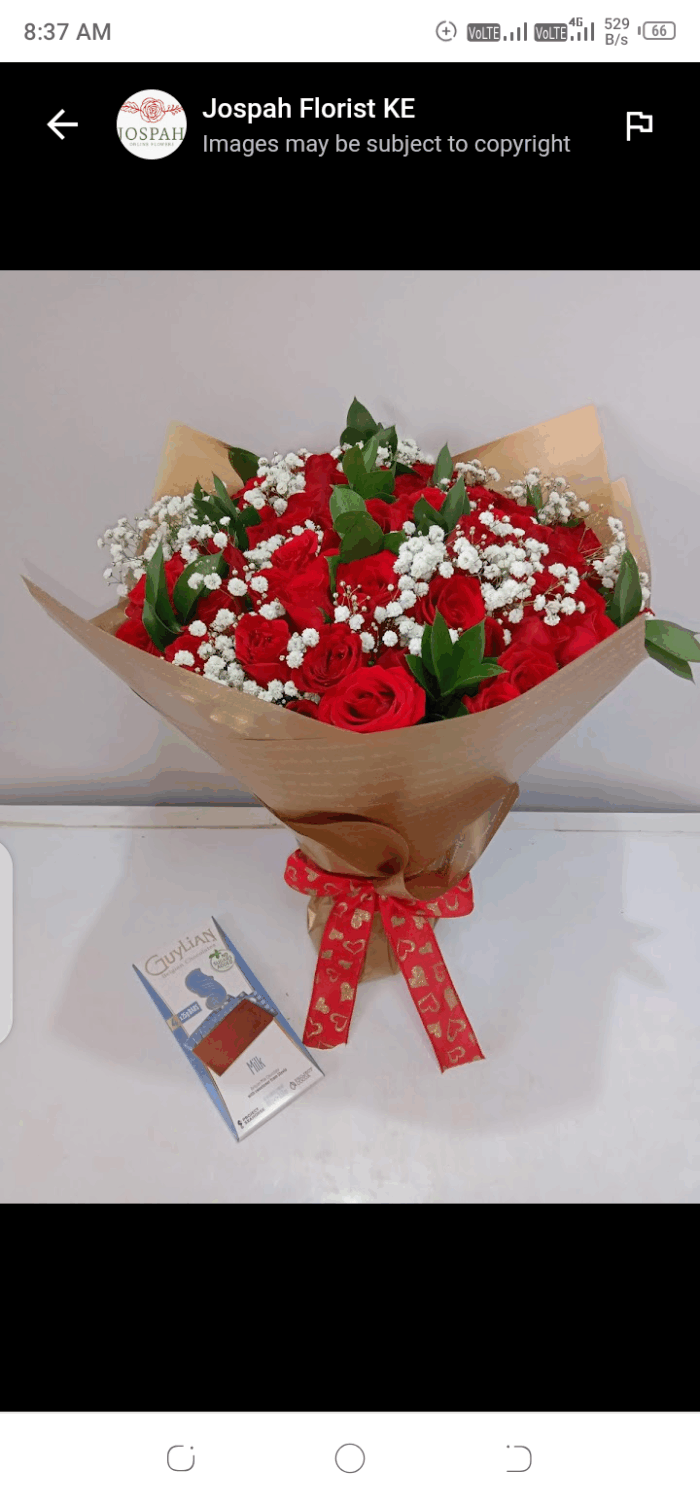 GUYLIAN CHOCOLATE & RED ROSES