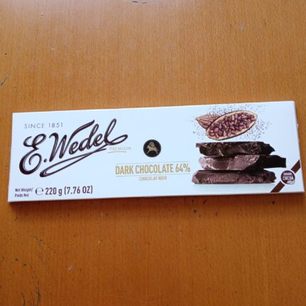 E. WEDEL DARK CHOCOLATE