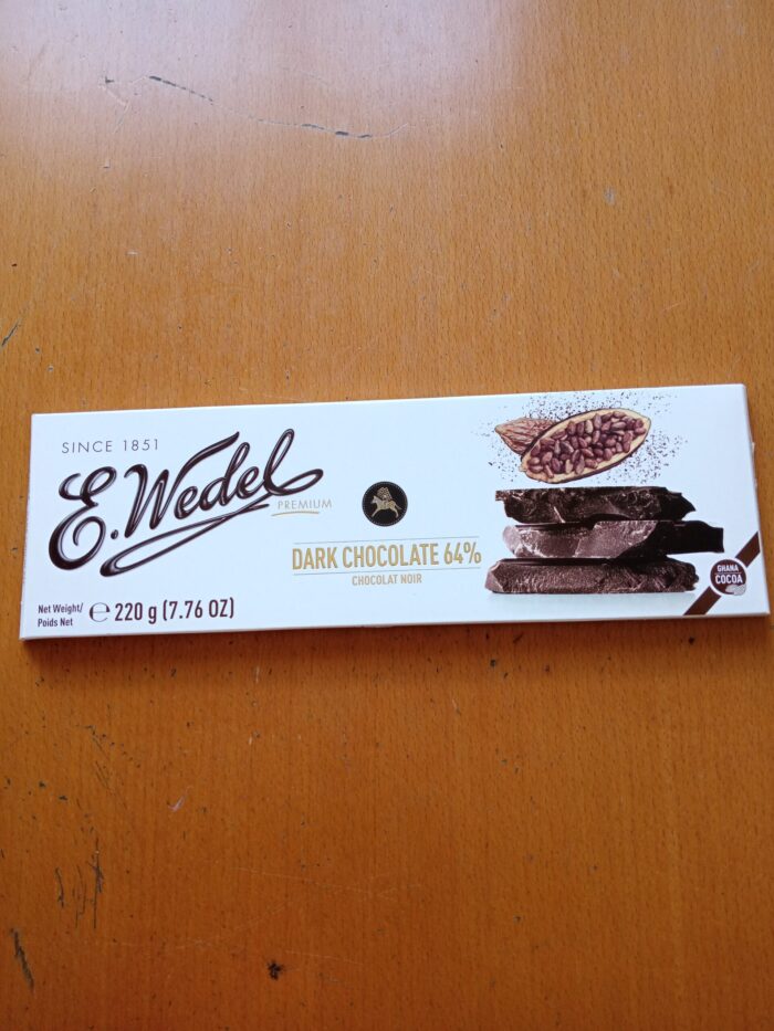 E. WEDEL DARK CHOCOLATE