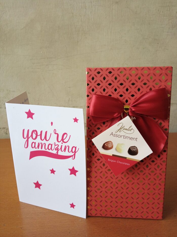 HAMLET ASSORTED CHOCOLATE WITH A CARD