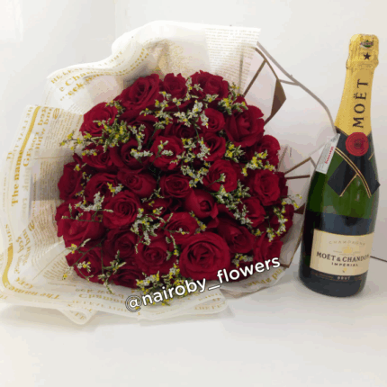 MOET BOUQUET COMBO