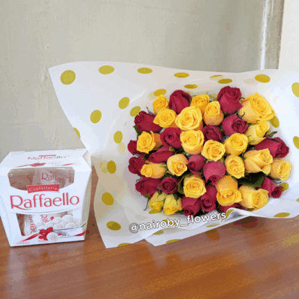 RAFFAELLO WHITE CHOCOLATE & BOUQUET