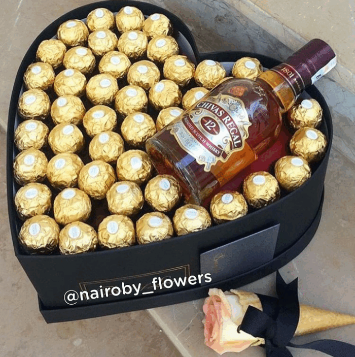 CHIVAS REGAL HEART BOX