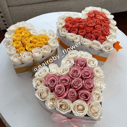 TRIO HEART BOX