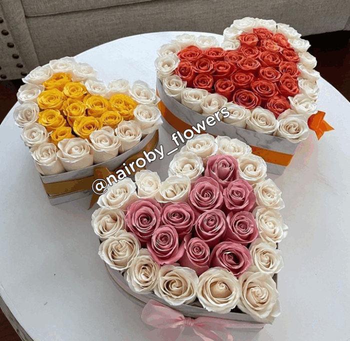 TRIO HEART BOX