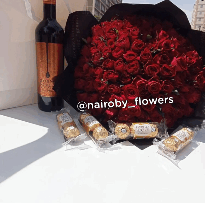 100 RED ROSES, ROSSO NOBILE_CHOCOLATES