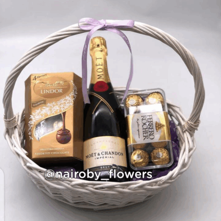 MOET & GOOD VIBES BASKET