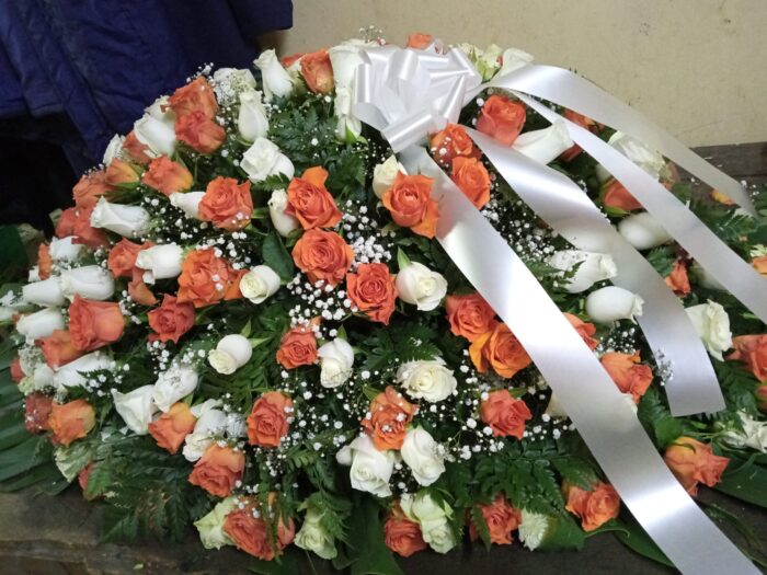 FUNERAL COFFIN SPREAD