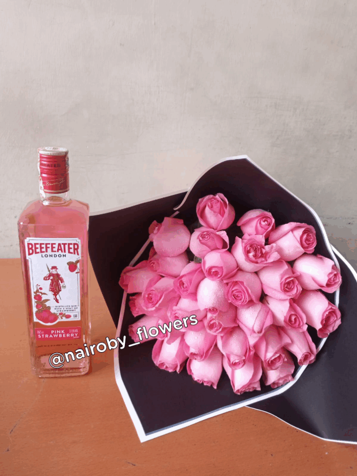 BEEFEATER PINK GIN & PINK ROSES
