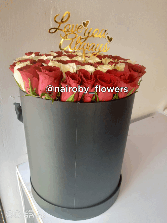 LOVE YOU TOPPER & FLOWER BOX