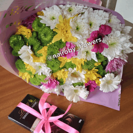ENDURING LOVE BOUQUET & CHOCOLATE