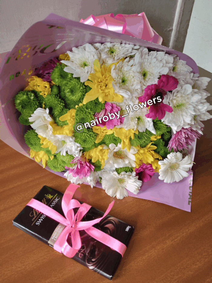ENDURING LOVE BOUQUET & CHOCOLATE
