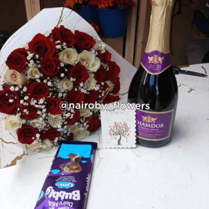 NON-ALCOHOLIC WINE, CHOCOLATE & BOUQUET