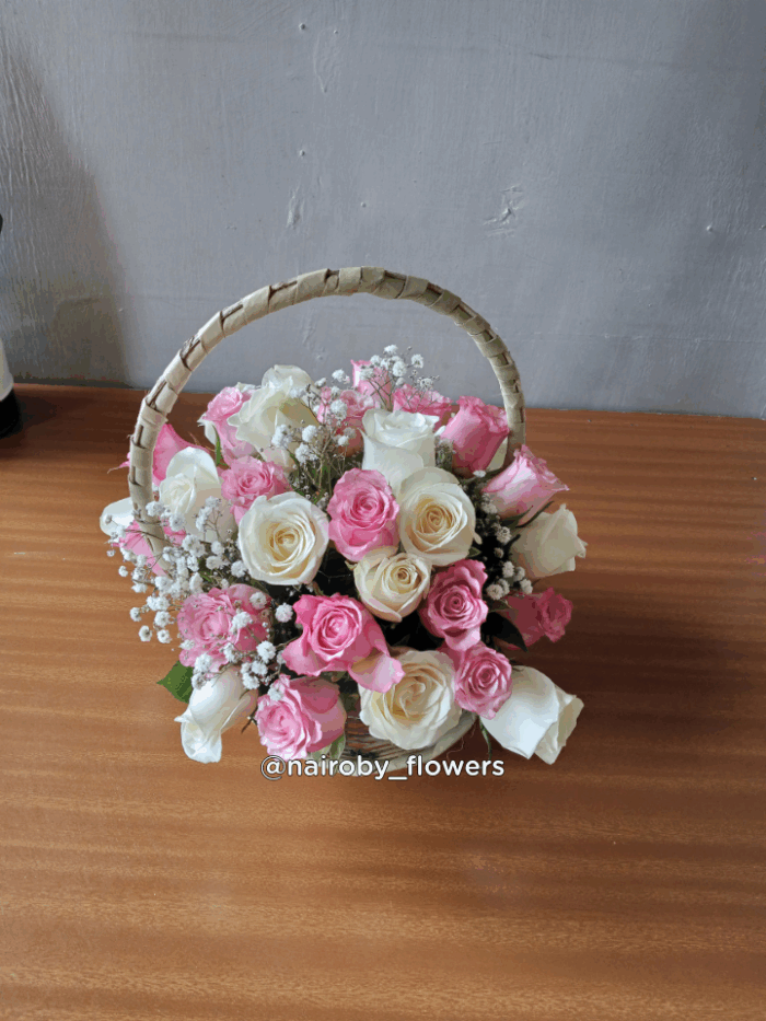 MINI BASKET ROSES