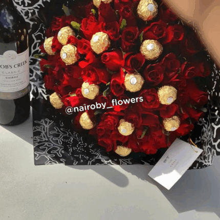 JACOB'S CREEK, CHOCOLATES & RED ROSES
