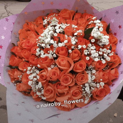 ORANGE ROSES BOUQUET