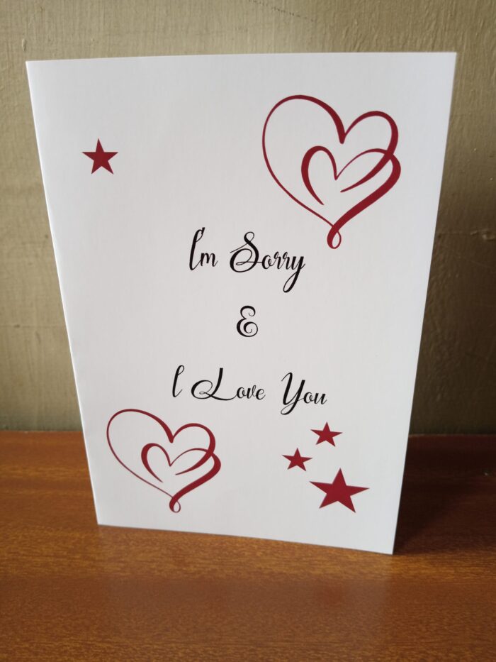APOLOGY CARD