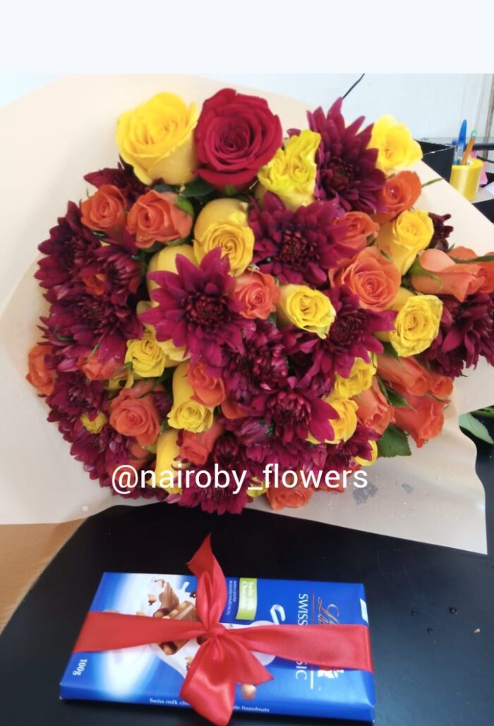 FOREVER BOUQUET & LINDT CHOCOLATE