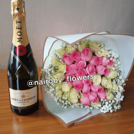MOET CHAMPAGNE & BOUQUET