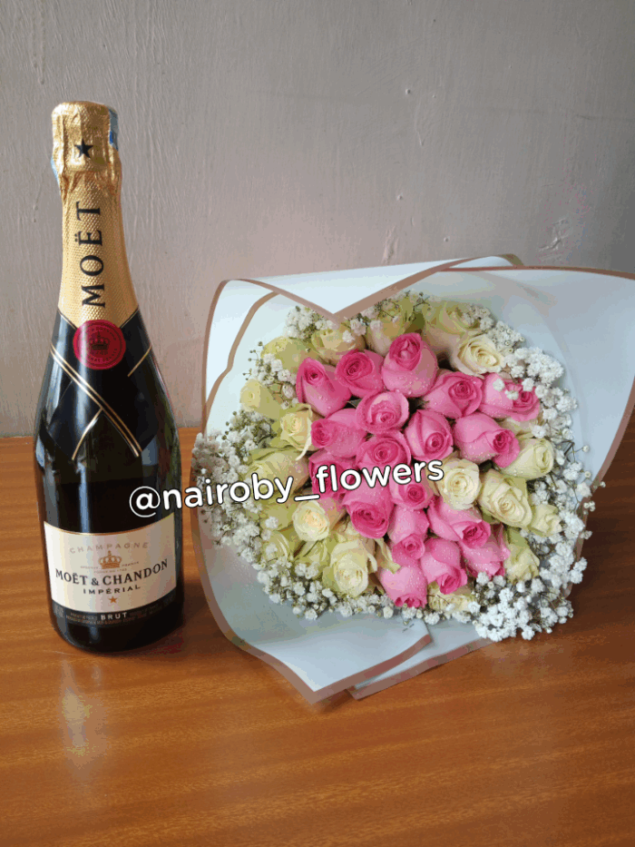MOET CHAMPAGNE & BOUQUET