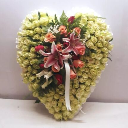 ROSES & LILIES WREATH