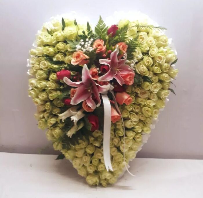ROSES & LILIES WREATH