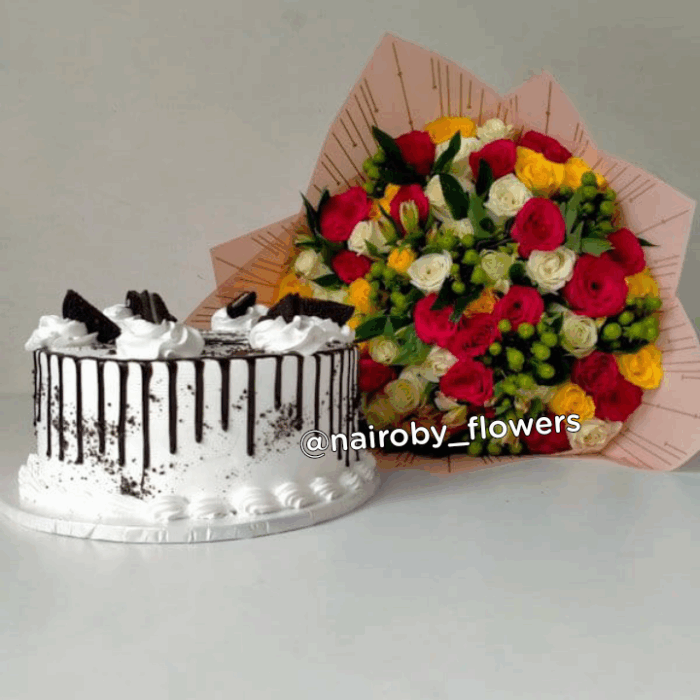 CAKE & SUPREME BOUQUET
