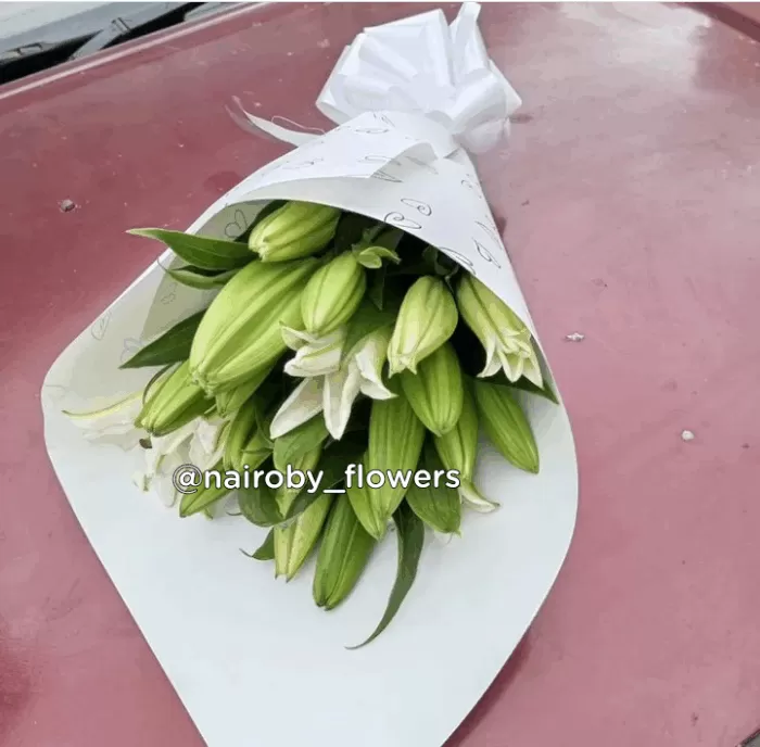 1 DOZEN LILIES