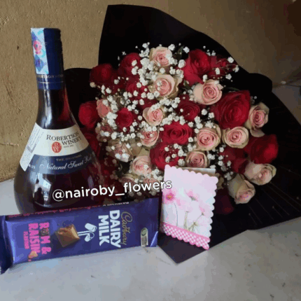ROBERTSON RED WINE, CADBURY CHOCOLATE & BOUQUET