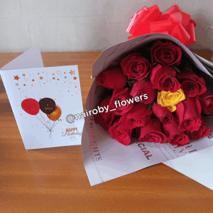 JOYFUL BOUQUET & CARD