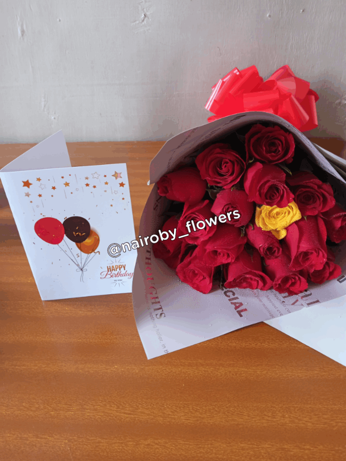 JOYFUL BOUQUET & CARD