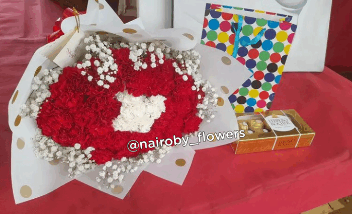 CARNATIONS & FERRERO CHOCOLATES