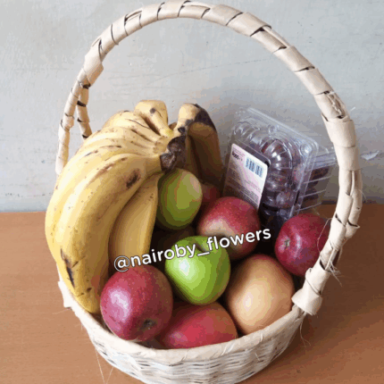 FRUIT BASKET WITH A LOVE TOUCH