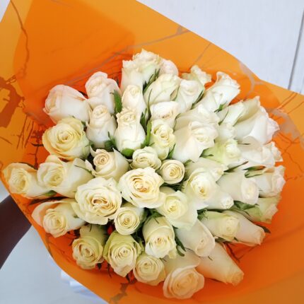 CALMING WHITE ROSES