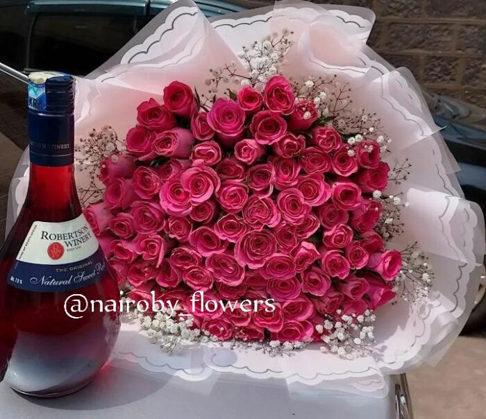 PINK ROSES & ROBERTSON WINE COMBO