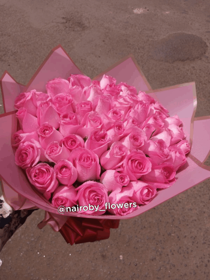LOVELY SIXTY BABY PINK ROSES
