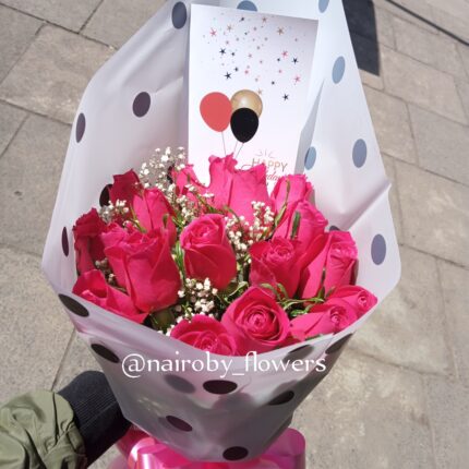 STUNNING HOT PINK ROSES
