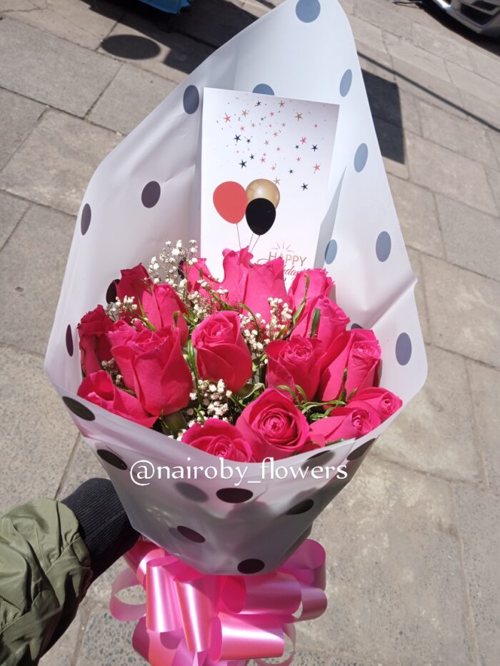 STUNNING HOT PINK ROSES